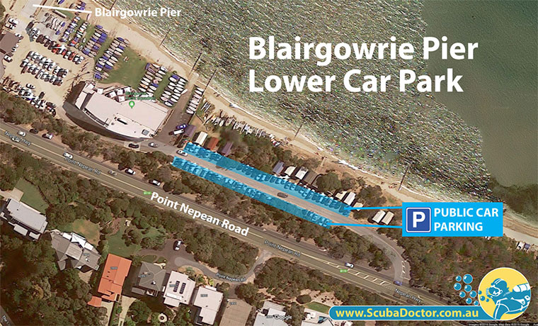 Blairgowrie Pier Lower Car Park Map