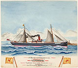 SS Federal Watercolour Painting
