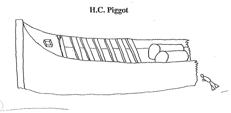 H.C. Piggot Dive Site Plan