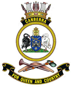 HMAS Canberra Crest