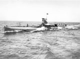 J2 Submarine on passage to Australia