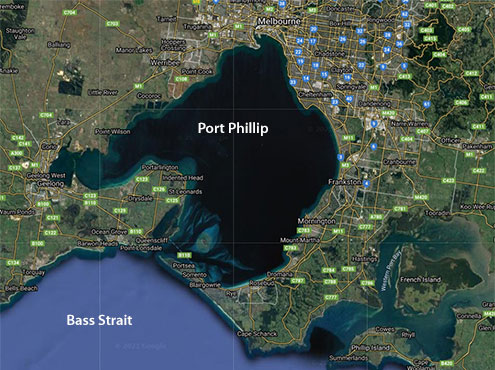 Port Phillip Map