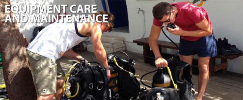 Scuba Diving Equipment Care and Maintenance