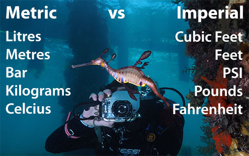 Metric vs Imperial Diving