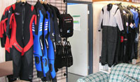 Drysuits, wetsuits and undersuits at The Scuba Doctor