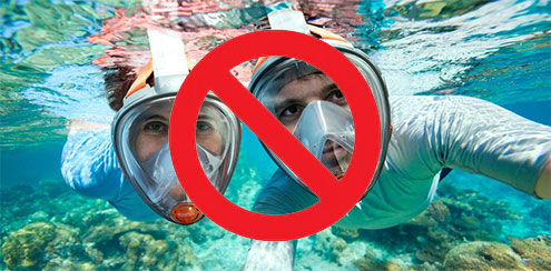 Full Face Snorkel Mask Dangers