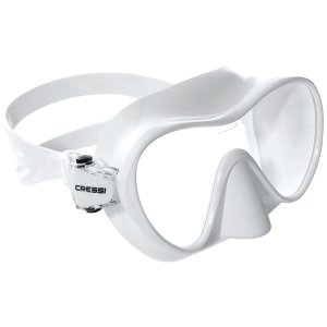 Cressi F1 Frameless Mask | White