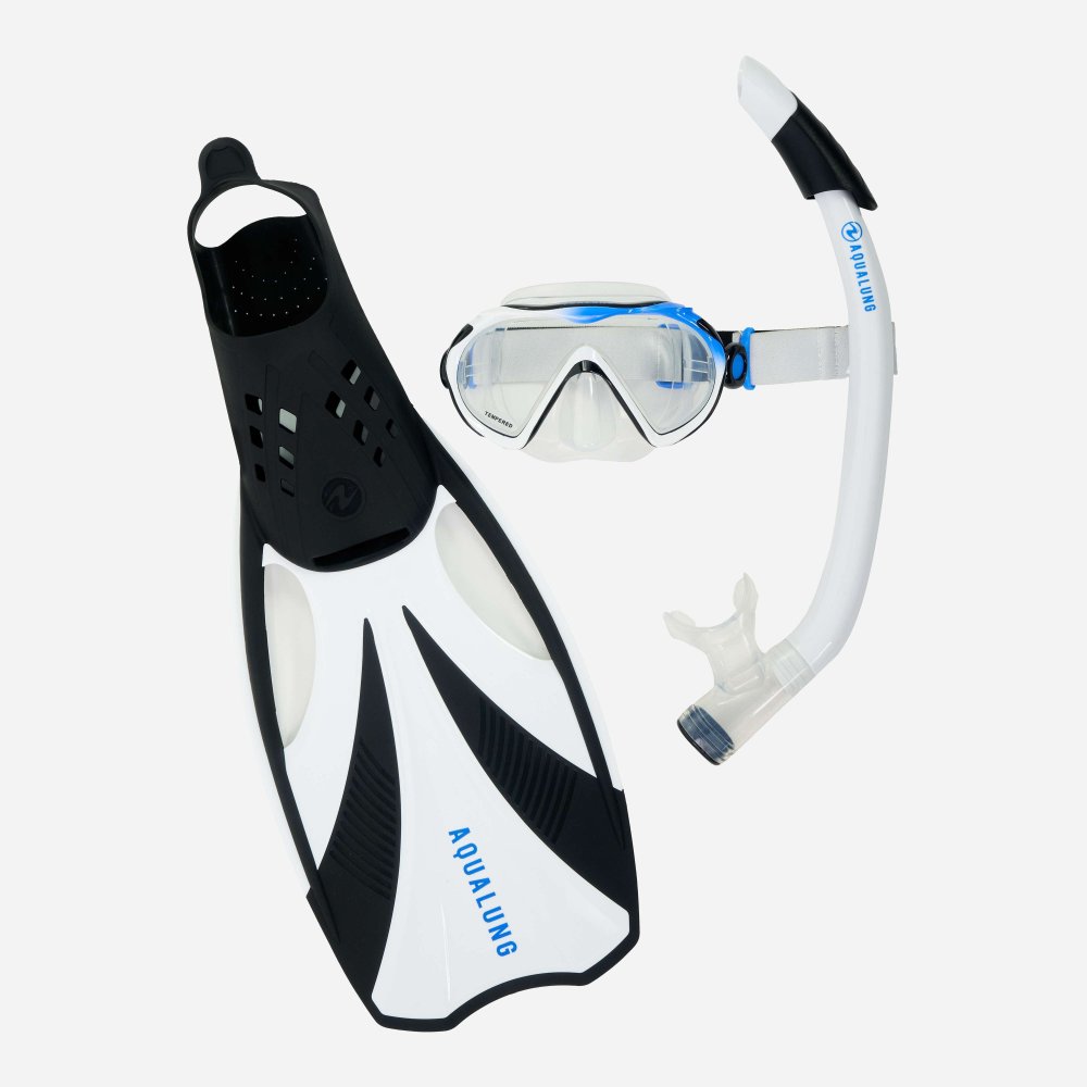 COMPASS SET TRANSP / WHITE / BLUE S - Click Image to Close