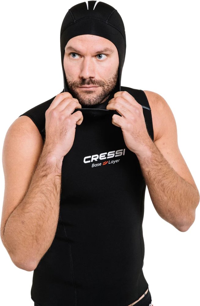 Cressi Base Layer Hooded Vest - Mens - Click Image to Close