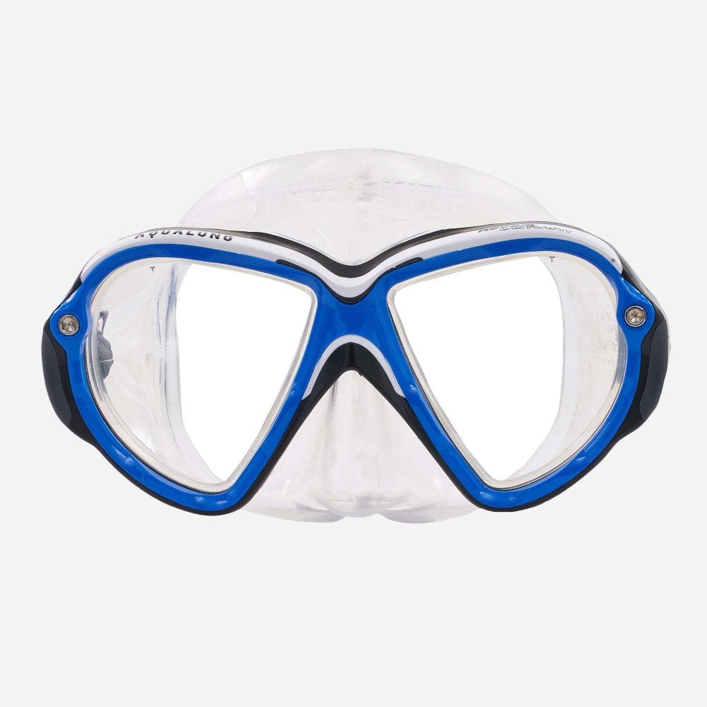 MASK REVEAL ULTRAFIT BLUE / WHITE / CLEAR SIL M - Click Image to Close