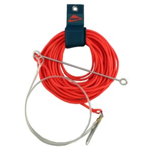 OH FOAM FLOAT LINE RED 25m w/SPEED NEEDLE & STRINGER