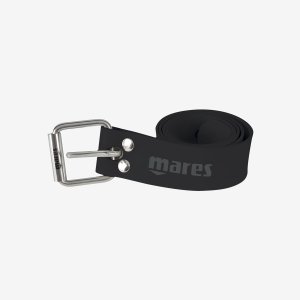 Mares Elastic Rubber Belt with Marseillaise Buckle | Black