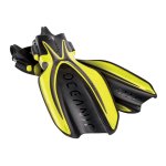 MANTA RAY FIN XL YELLOW/BK