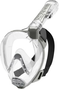 Duke Dry Full Face Mask - M/L - Clear/Silver