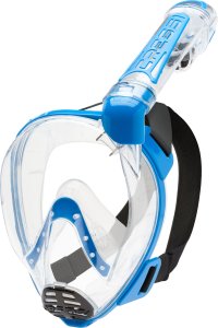 Duke Dry Full Face Mask - S/M - Clear/Blue