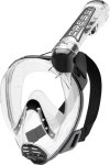 Duke Dry Full Face Mask - M/L - Clear/Black