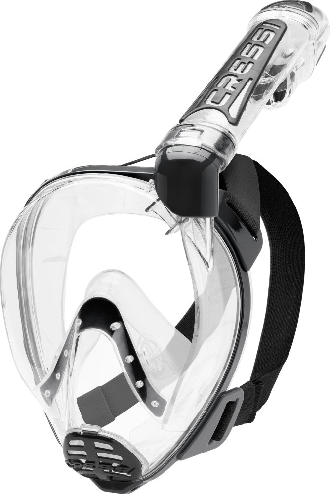 Duke Dry Full Face Mask - M/L - Clear/Black - Click Image to Close