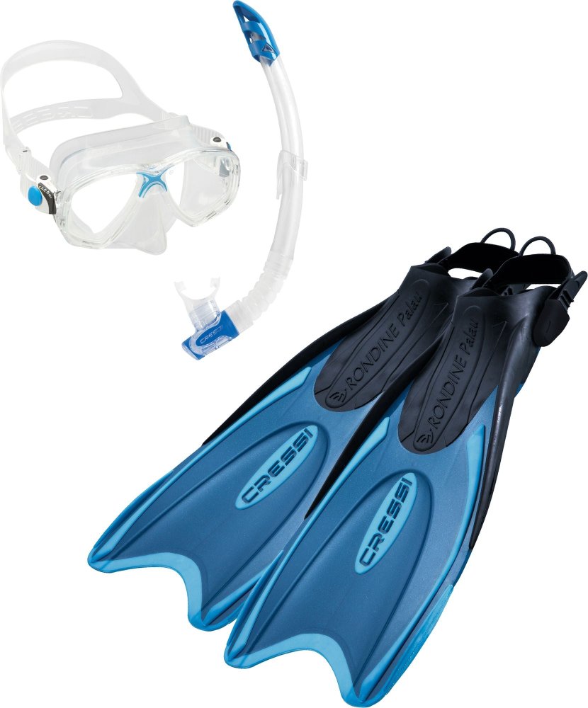 Palau Marea Snorkelling Set - XS-S - Blue - Click Image to Close