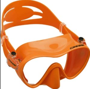 Cressi F1 Frameless Mask | Orange