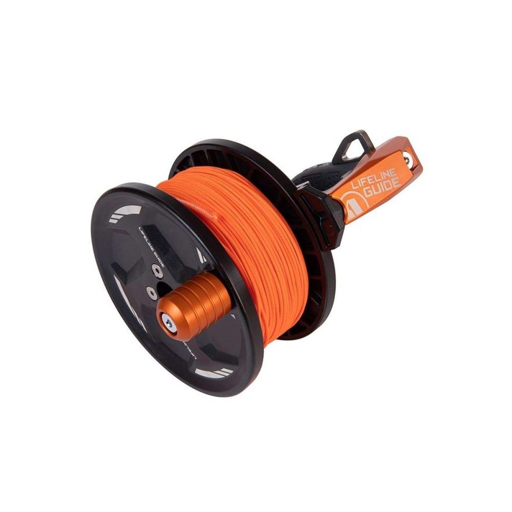 GUIDE REEL 120m ORANGE - Click Image to Close