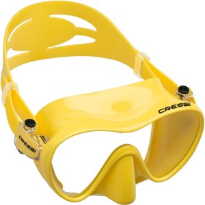 Cressi F1 Frameless Mask | Yellow