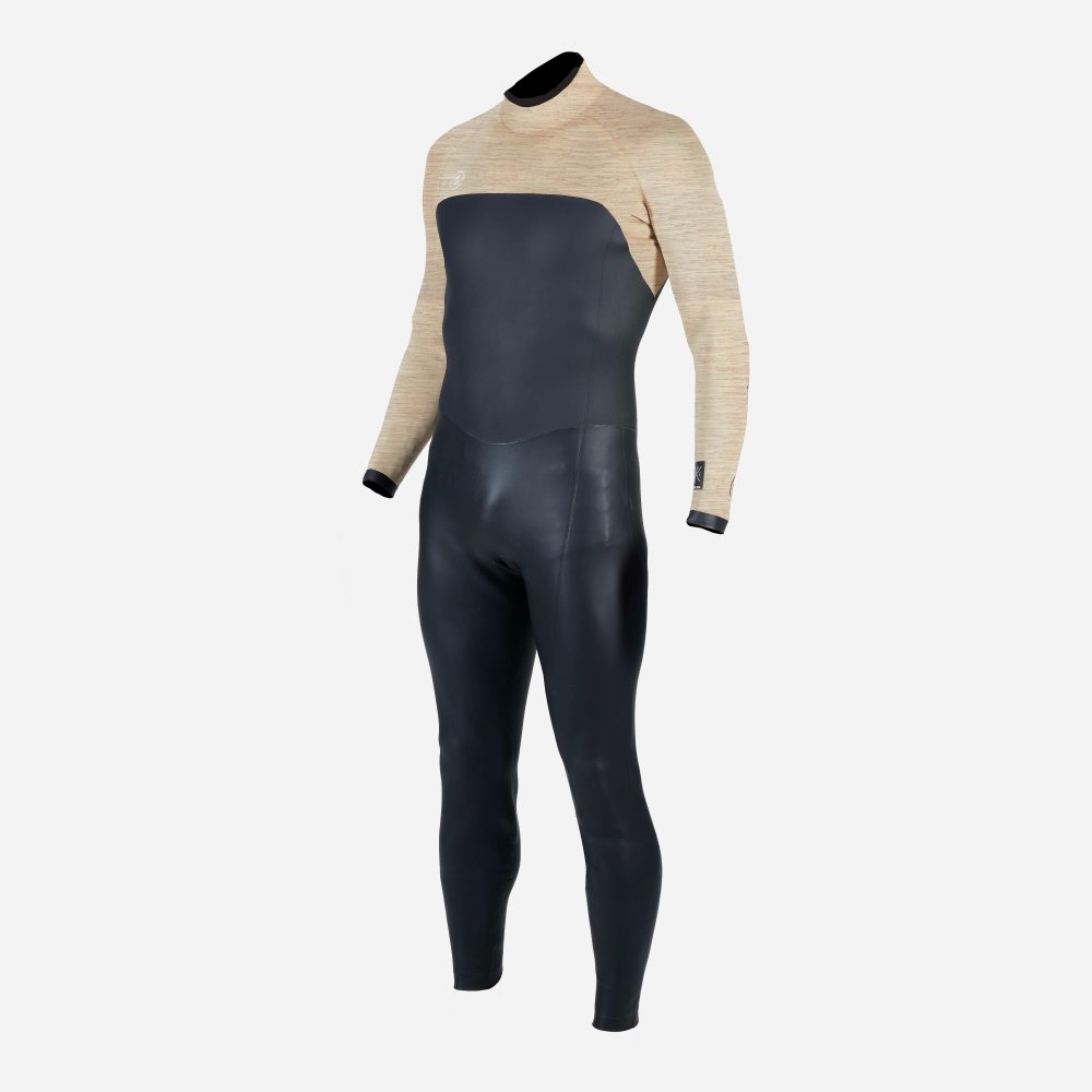 SUIT FREEFLEX MEN BLACK BEIGE S - Click Image to Close