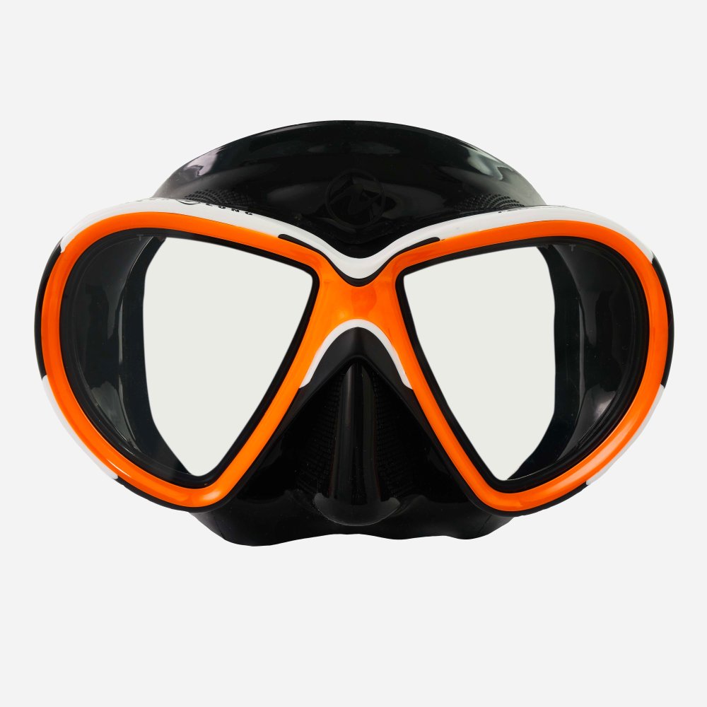 MASK REVEAL X2 BLK/ORANGE - CLR LENS - Click Image to Close