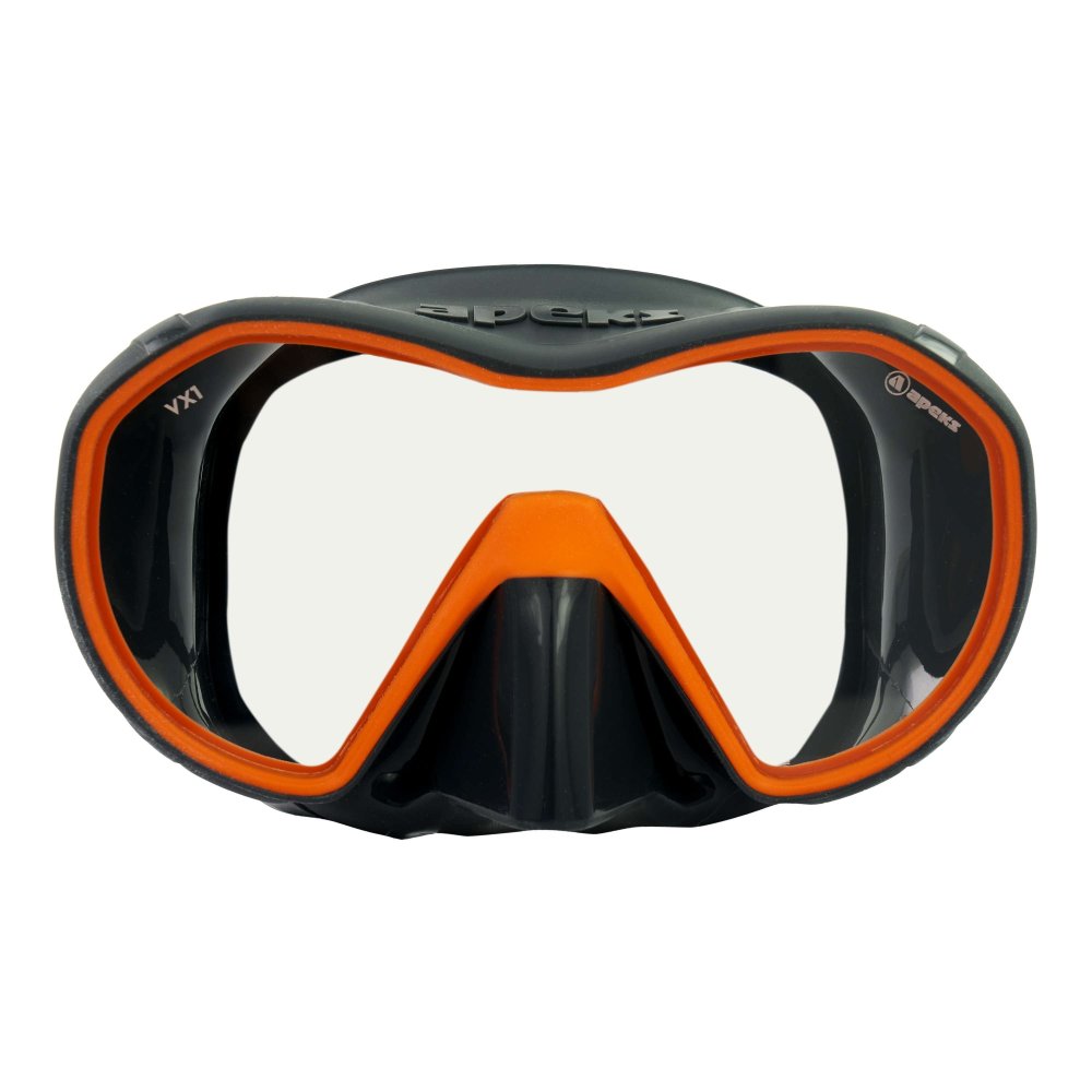 MASK VX1 GREY/ORANGE - PURE CLR LENS - Click Image to Close