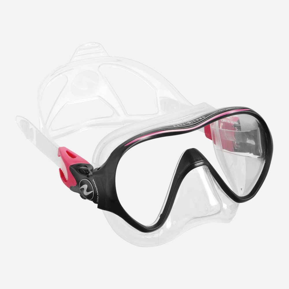 MASK LINEA PINK/CLEAR - Click Image to Close