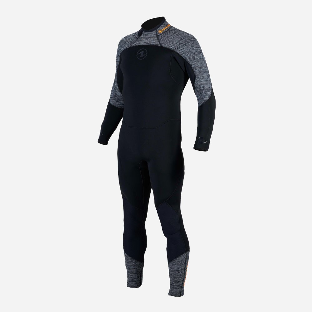 SUIT AQUAFLEX 5MM MEN (S) BLK/GREY - Click Image to Close