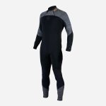 SUIT AQUAFLEX 5MM MEN (S) BLK/GREY