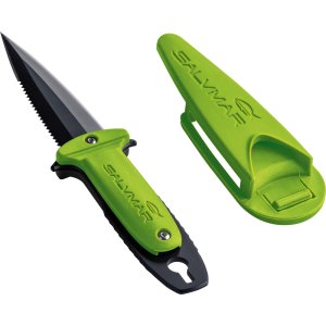 SALVIMAR KNIFE ST ATLANTIS BLACK/ACID GREEN