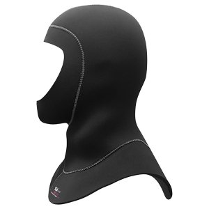 HOOD 7/4MM SEAHOOD/AL FLEX BLK XXL