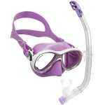 Cressi Marea VIP Junior Mask and Snorkel Set - lilac