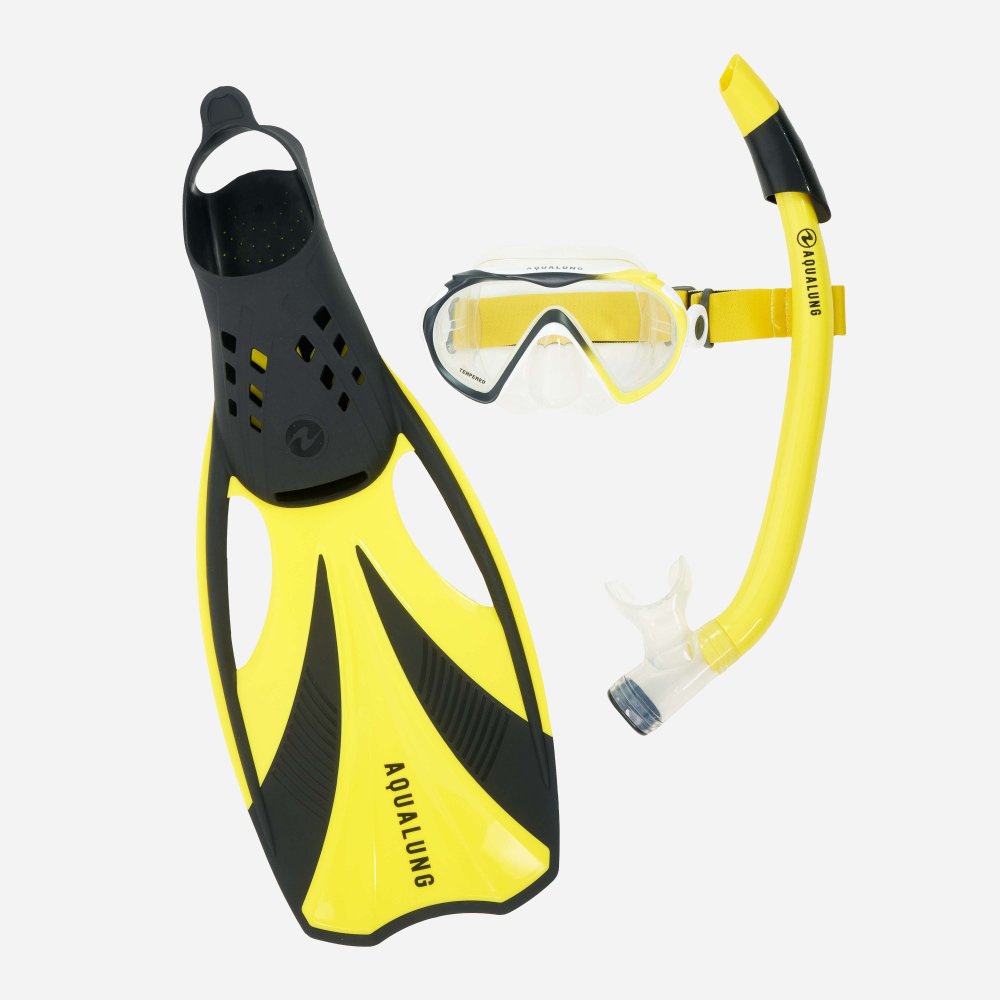 COMPASS SET TRANSP / BLACK / YELLOW XL - Click Image to Close