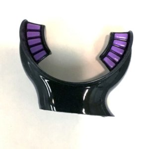 M'PIECE SV1/2 SNORKEL BLK/PURP