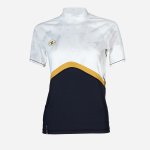 RASHGUARD SF SS WMNS BLK/WHITE XL