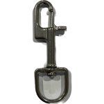 SS Tec Bolt Snaps w/Swivel - 100mm - D Swivel