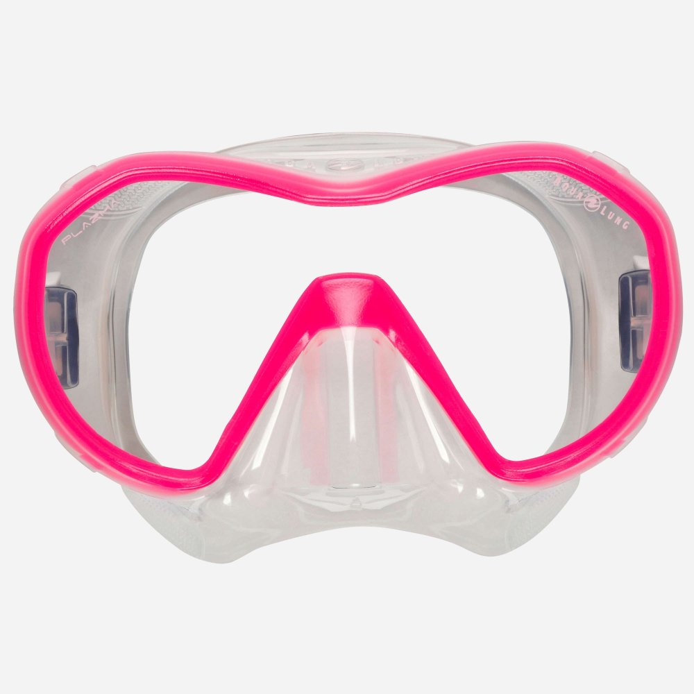 MASK PLAZMA CLEAR/PINK - CLR LENS * - Click Image to Close