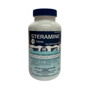 STERAMINE TABLETS 8oz 150 TABS