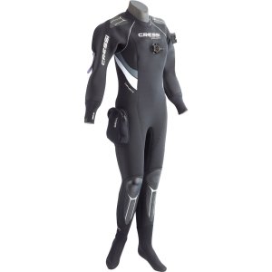 Cressi Drylastic 4 mm Neoprene Drysuit with Hood - Ladies