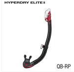 Tusa Hyperdry Elite II Snorkel | Black/ Rose Pink