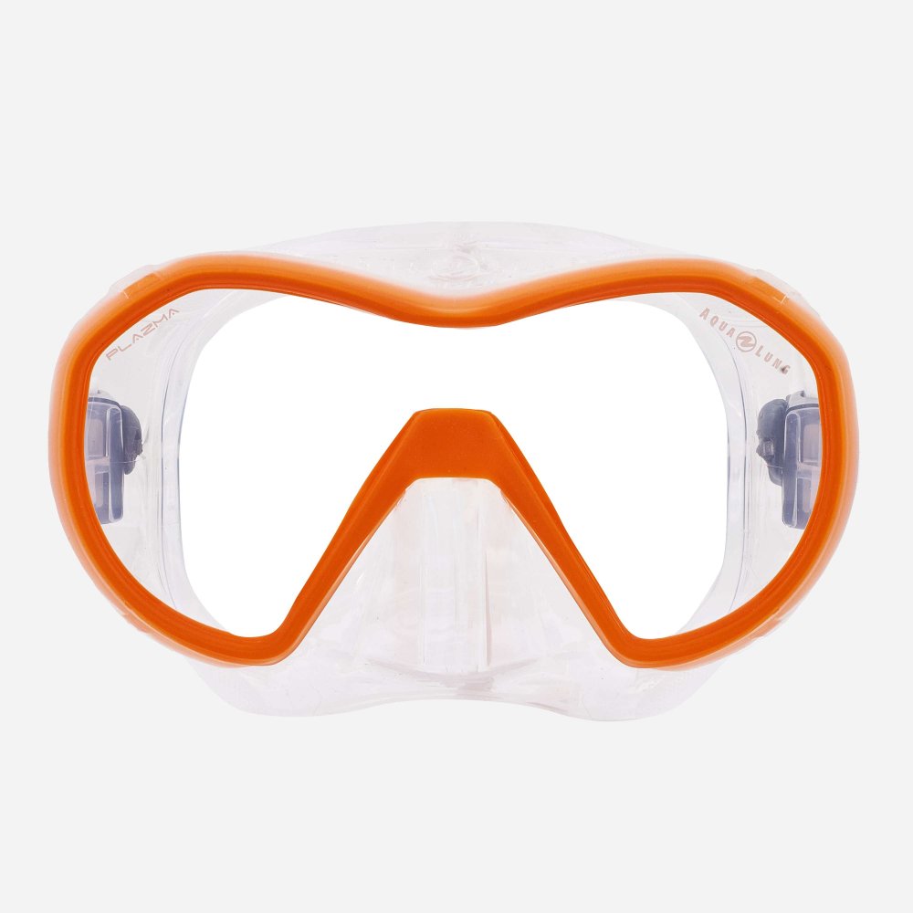 MASK PLAZMA CLEAR/APRICOT - CLR LENS - Click Image to Close