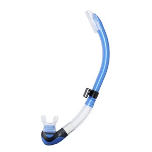 Tusa Platina II Hyperdry Snorkel | Clear/ Fishtail Blue