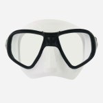 MASK MICRO X WHITE SILICONE - BLACK