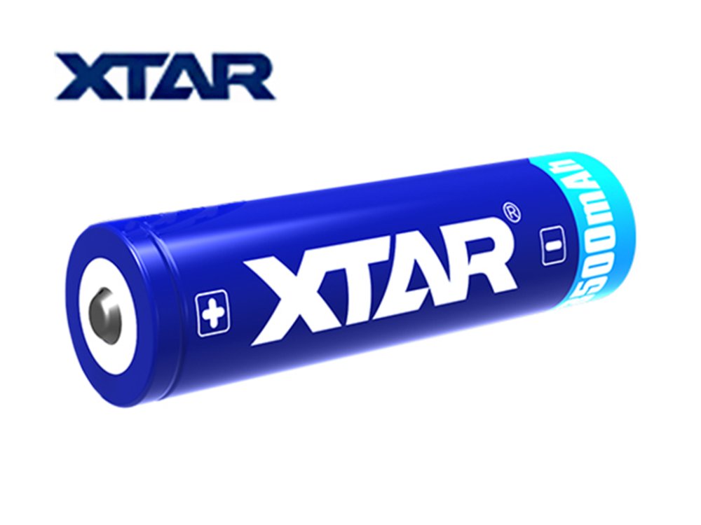 XTAR 18650 Li-Ion Battery Protected Cell 3.6V 3500mAh - Click Image to Close