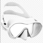 Cressi ZS1 Frameless Mask (Small) | White