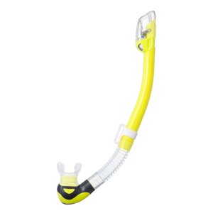 Tusa Hyperdry Elite II Snorkel | Clear/ Fluro Yellow