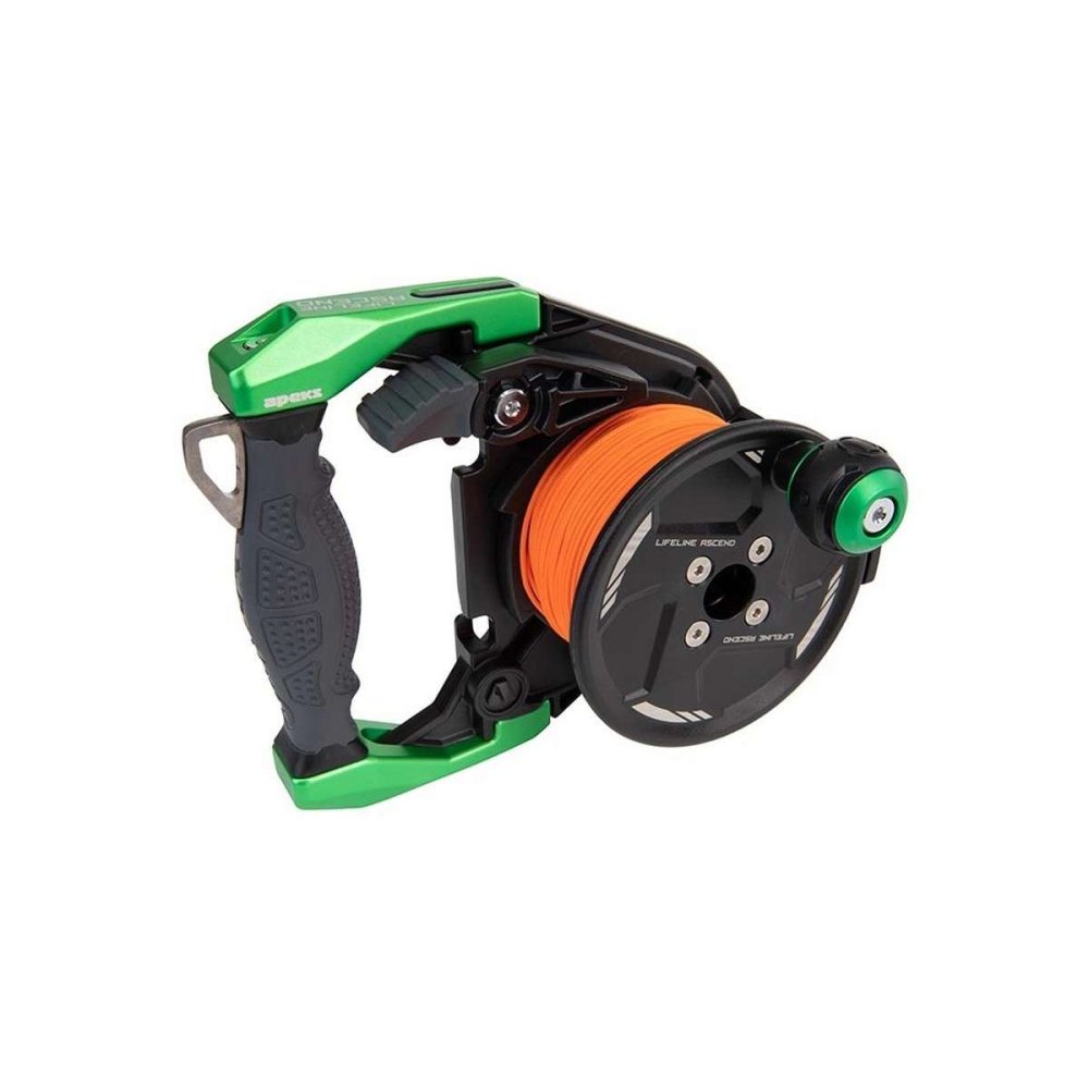 LIFELINE ASCEND REEL 60m - GREEN - Click Image to Close