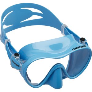 Cressi F1 Frameless Mask | Blue